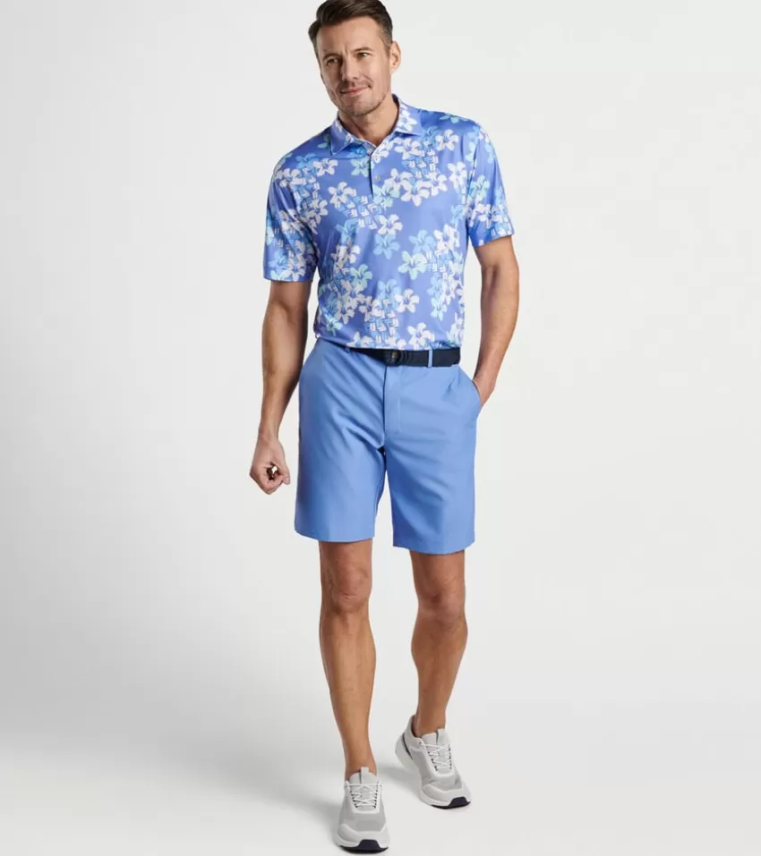 Peter Millar Polos | Polos^Abstract Floral Performance Jersey Polo BONDIBLUE