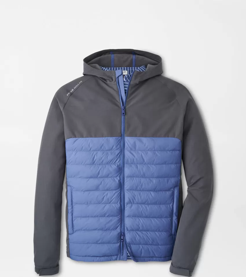 Peter Millar Jackets & Coats | Jackets^All Course Hybrid Hoodie AstralBlue