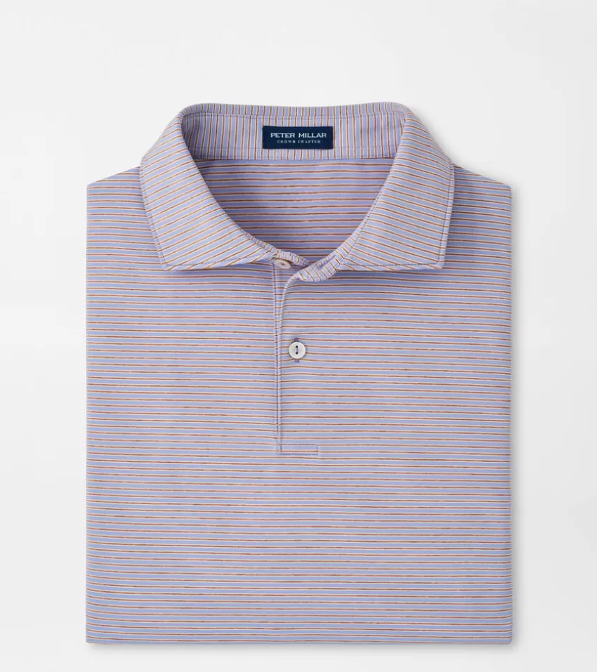 Peter Millar Polos | Polos^Ambrose Performance Jersey Polo BlueFrost