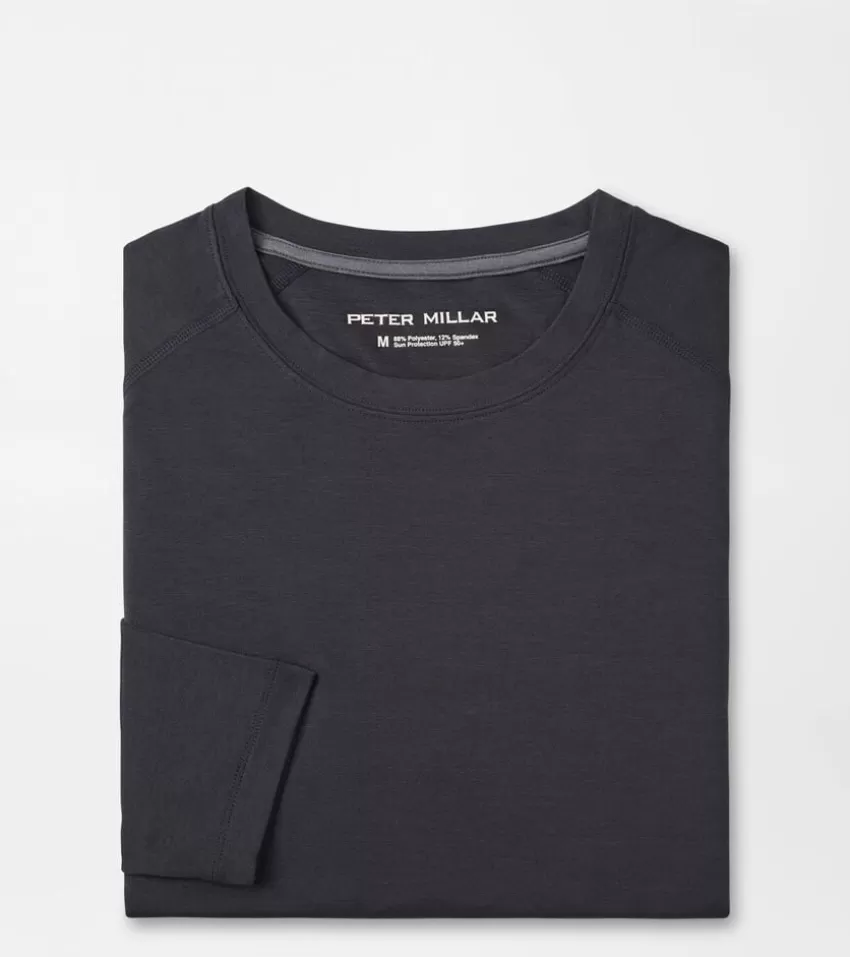 Peter Millar T-shirts^Aurora Performance Long-Sleeve T-Shirt Black