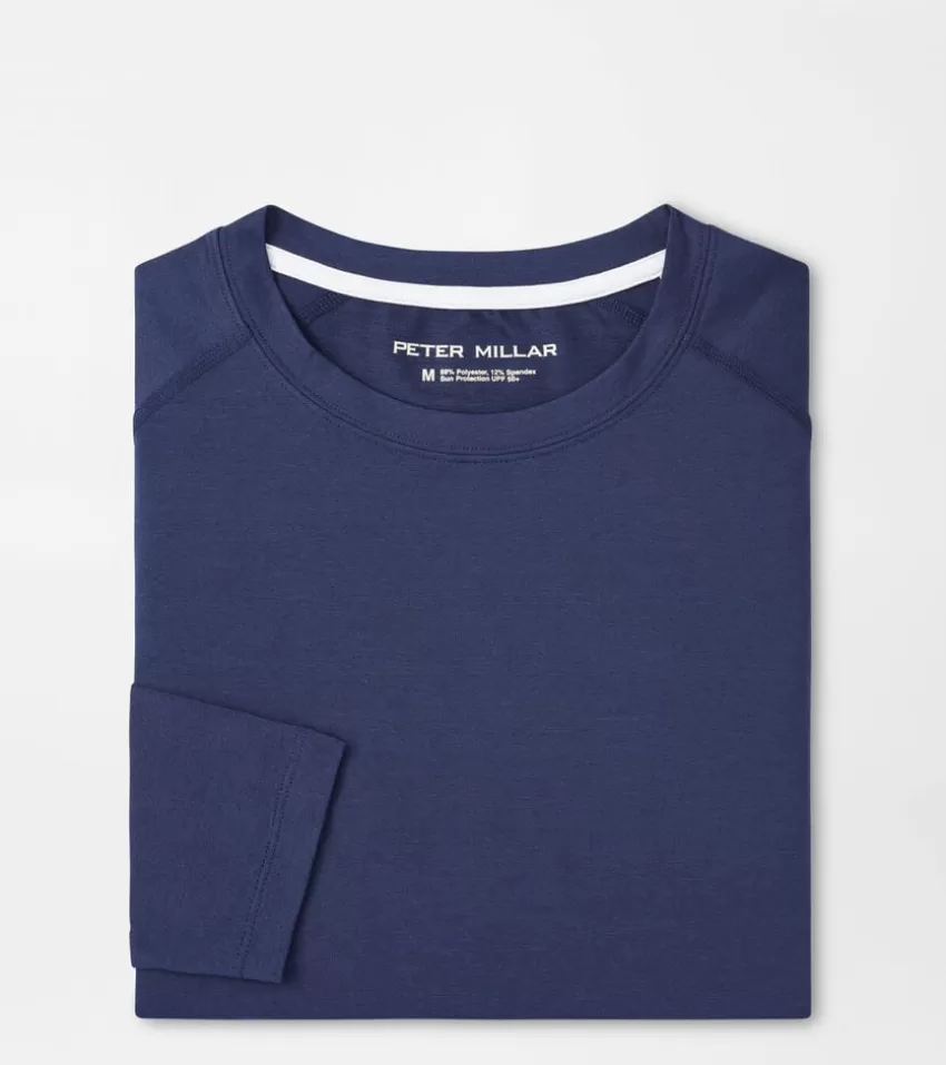 Peter Millar T-shirts^Aurora Performance Long-Sleeve T-Shirt Black