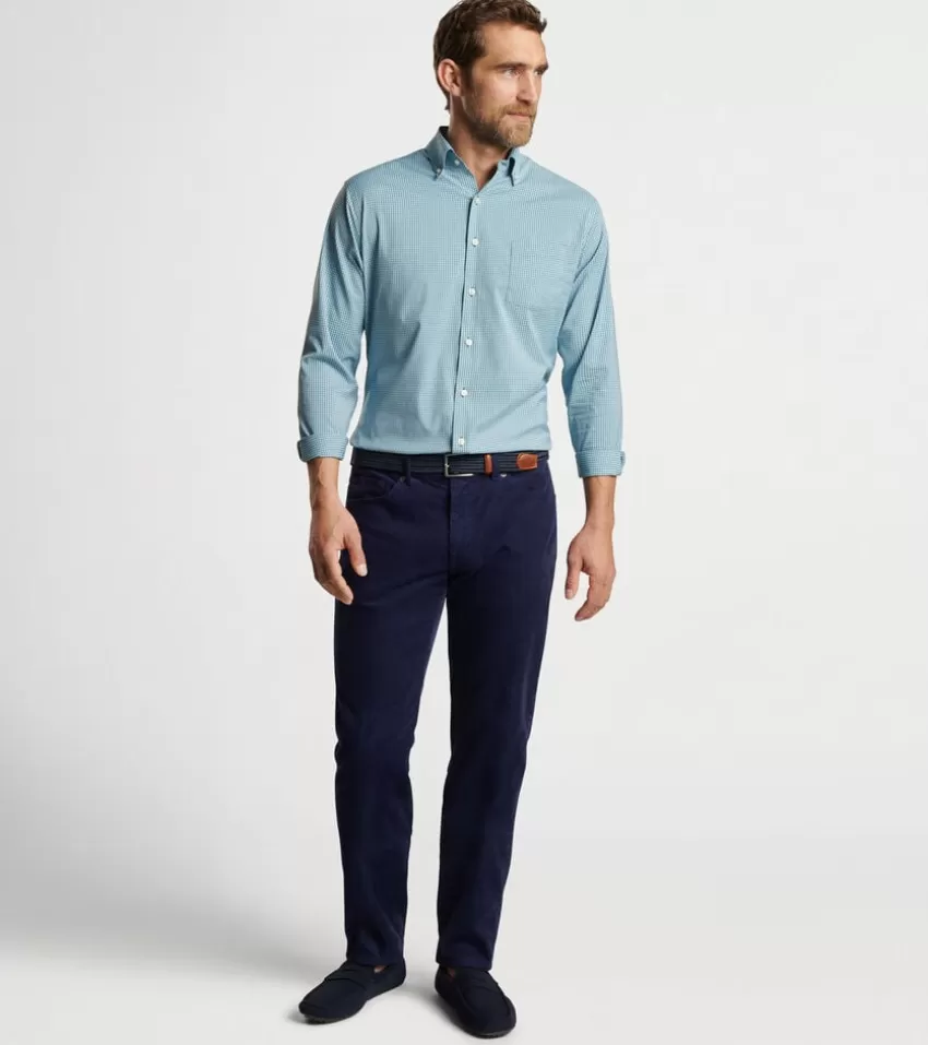 Peter Millar Sport Shirts^Barrie Performance Twill Sport Shirt RegattaBlue