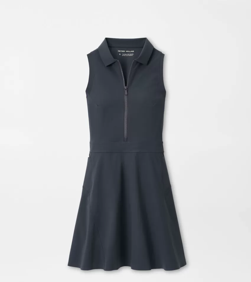 Peter Millar Skorts & Dresses | Women's Golf Bottoms^Bingham High Stretch Swing Dress GRAPHITE