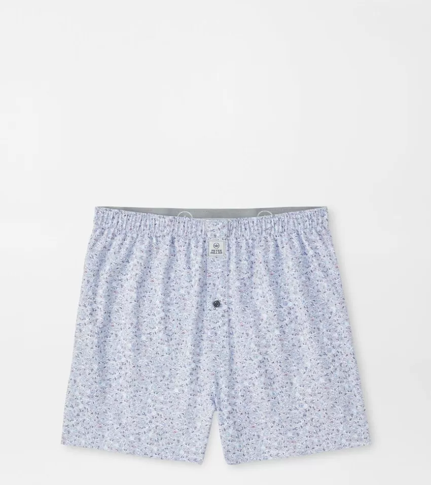 Peter Millar Boxers^Bootleggers Performance Boxer Short White