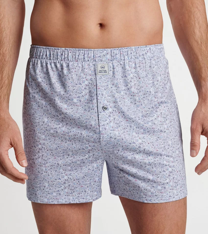 Peter Millar Boxers^Bootleggers Performance Boxer Short White