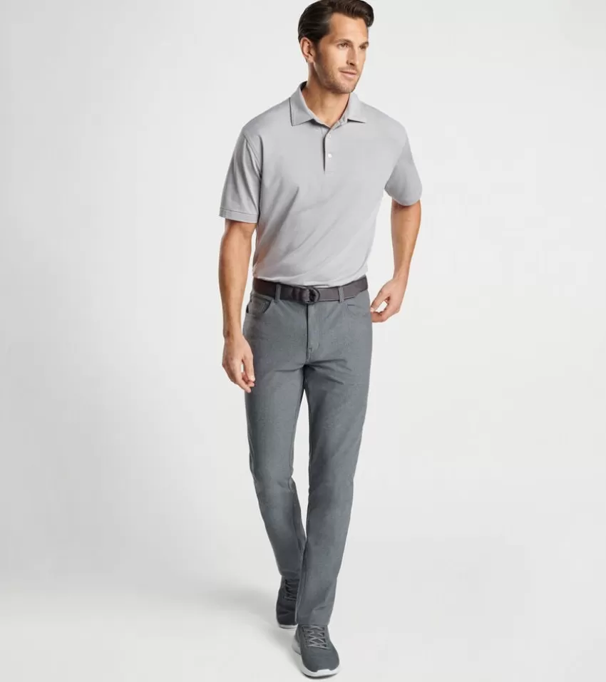 Peter Millar Pants | Pants^Brevard Performance Flannel Five-Pocket Pant Charcoal