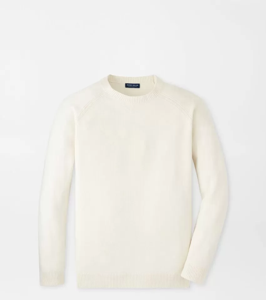 Peter Millar Sweaters^Briard Brushed Crewneck Sweater GaleGrey