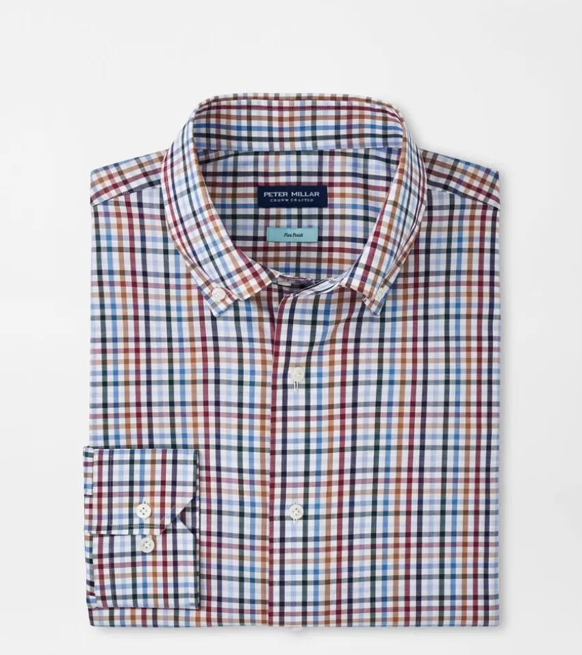 Peter Millar Sport Shirts^Brighton Cotton Sport Shirt ELIXIR