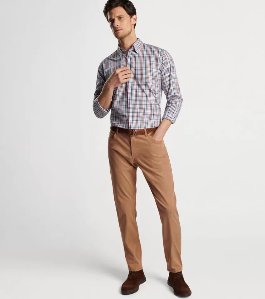 Peter Millar Sport Shirts^Brighton Cotton Sport Shirt ELIXIR