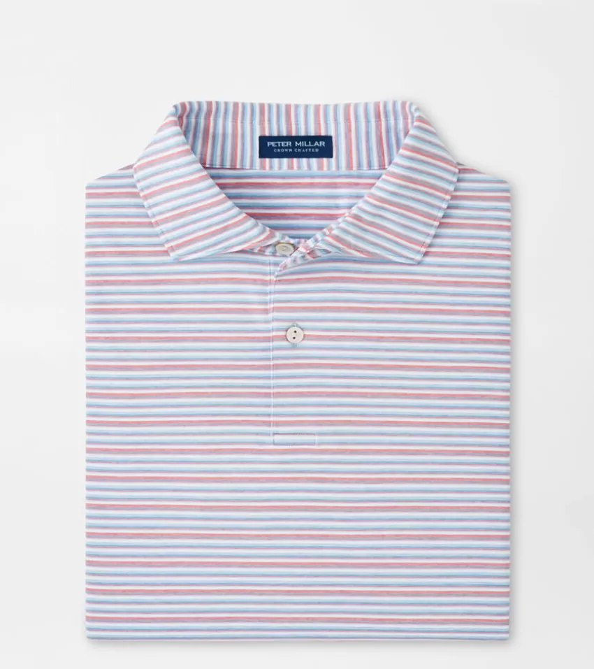 Peter Millar Polos | Polos^Cadence Performance Jersey Polo BlueFrost