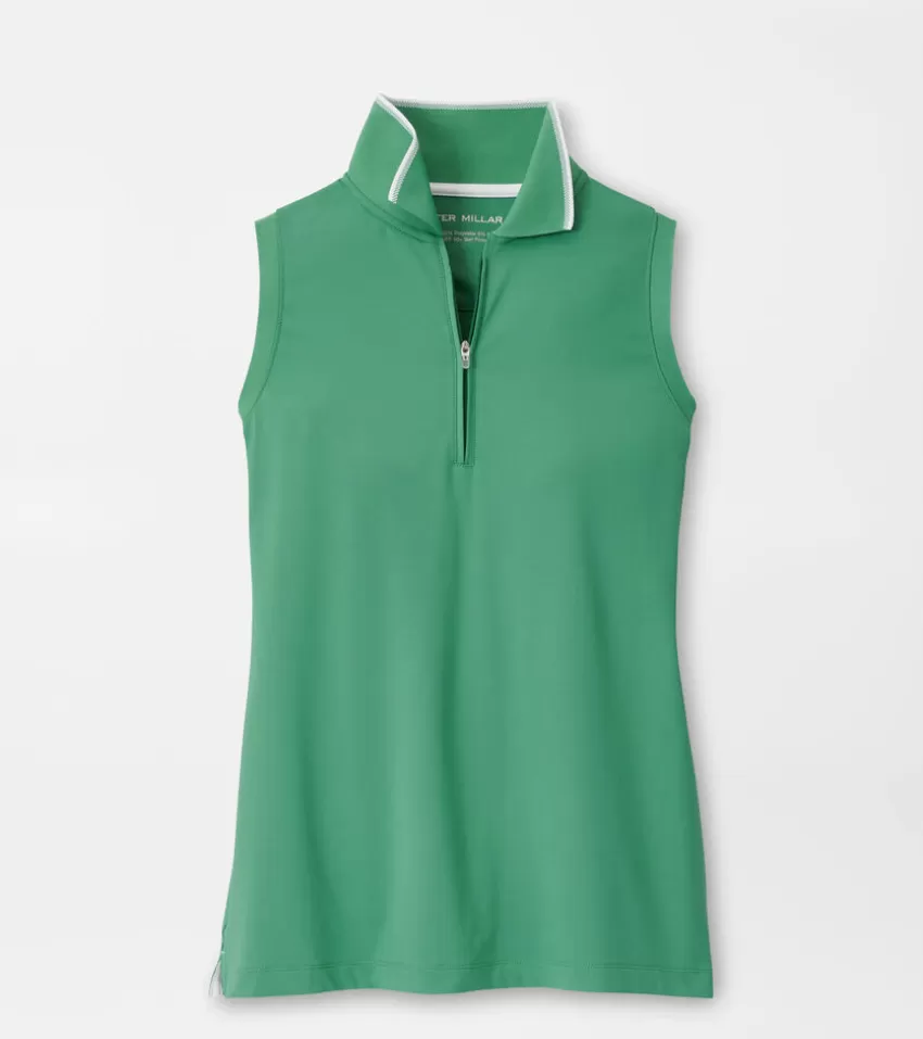 Peter Millar Polos & Shirts | Polos & Shirts^Chrissie Sleeveless Polo FieldGreen/White