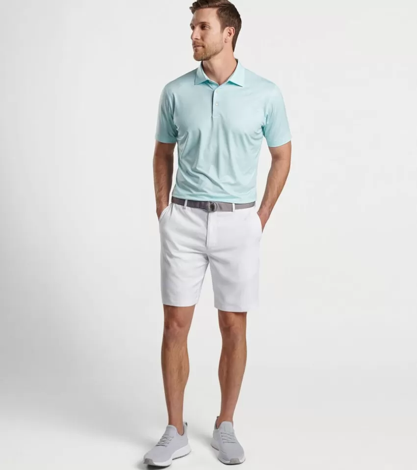 Peter Millar Polos | Polos^Circle Geo Performance Jersey Polo Seaglass