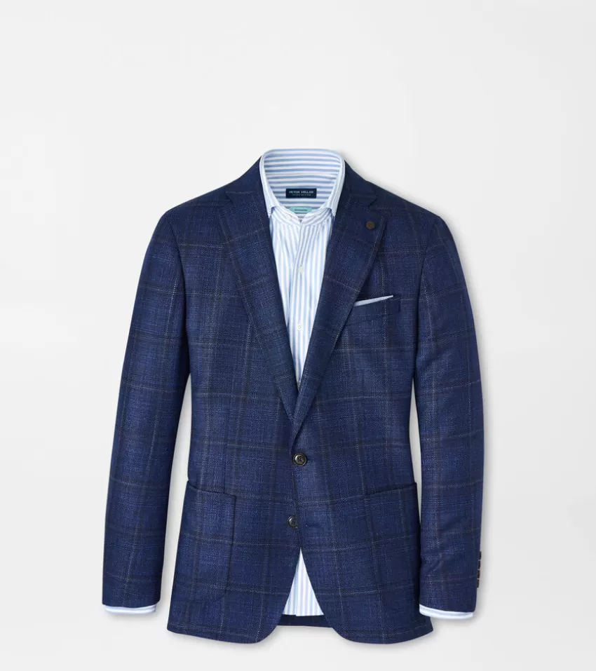 Peter Millar Sport Coats^Clyde Plaid Soft Jacket Navy