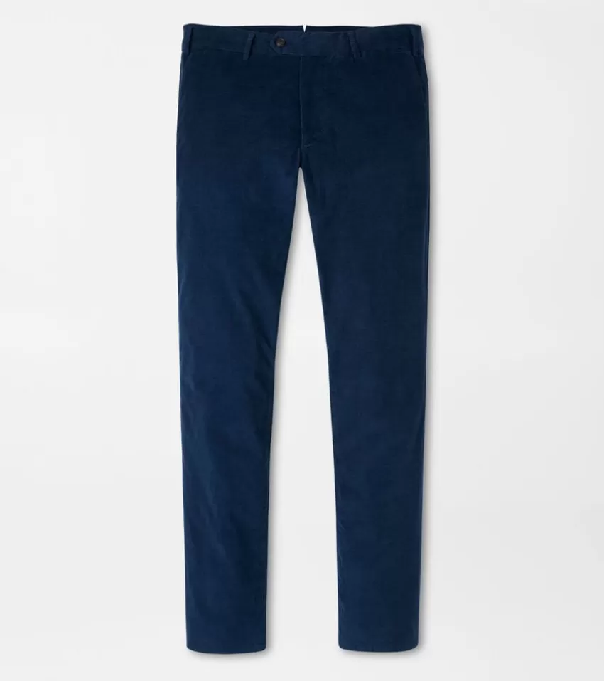 Peter Millar Pants^Colt Corduroy Flat Front Pant GaleGrey