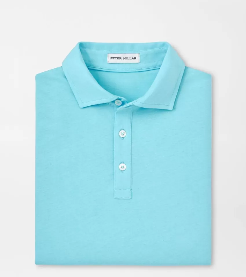 Peter Millar Polos^Crown Comfort Cotton Polo MintBlue