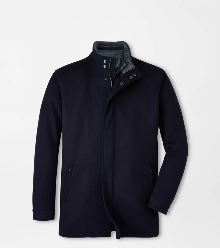 Peter Millar Jackets & Coats^Crown Flex Fleece City Coat Navy