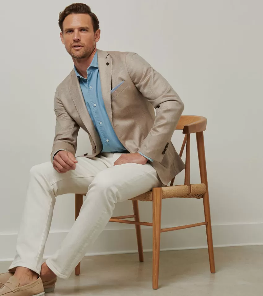 Peter Millar Sport Coats^Cypress Herringbone Soft Jacket SUMMERDUNES