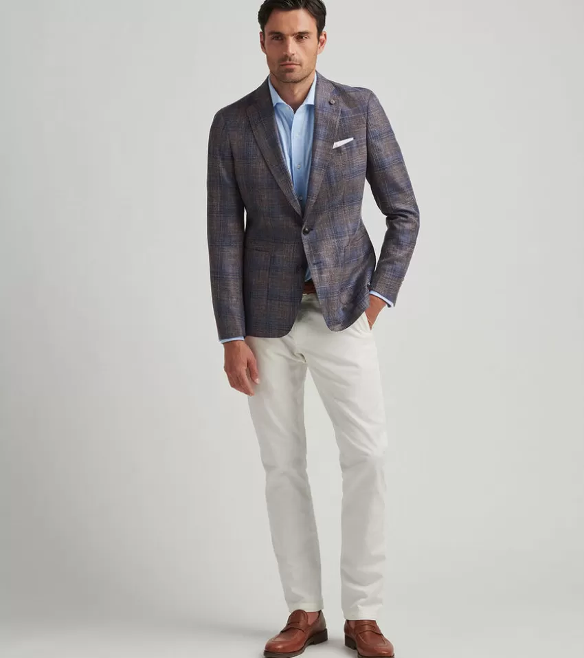 Peter Millar Sport Coats^Dawson Plaid Soft Jacket Espresso