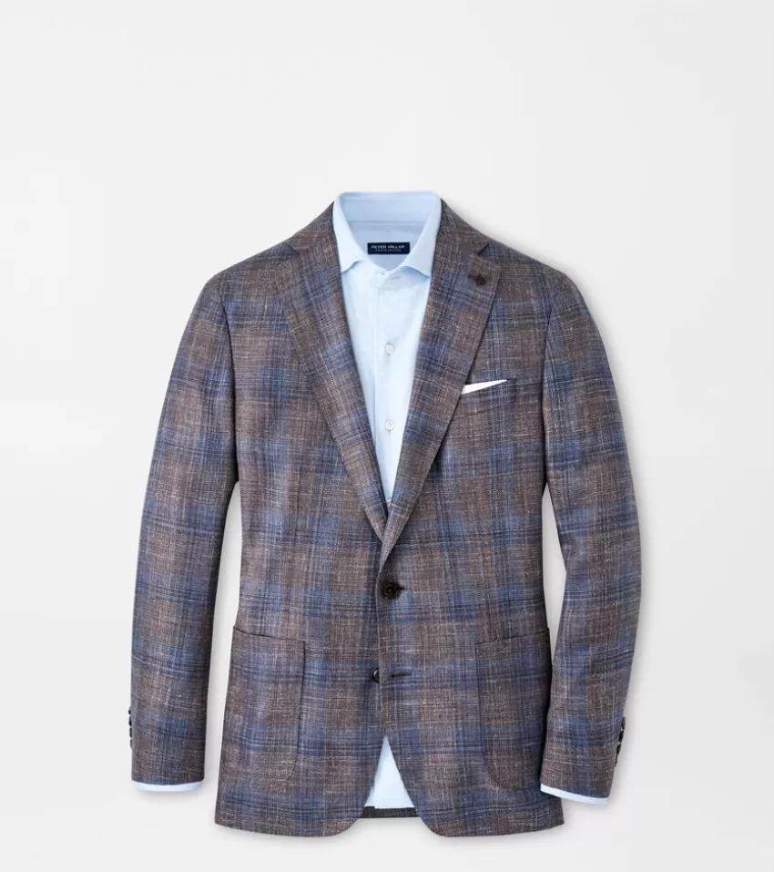 Peter Millar Sport Coats^Dawson Plaid Soft Jacket Espresso