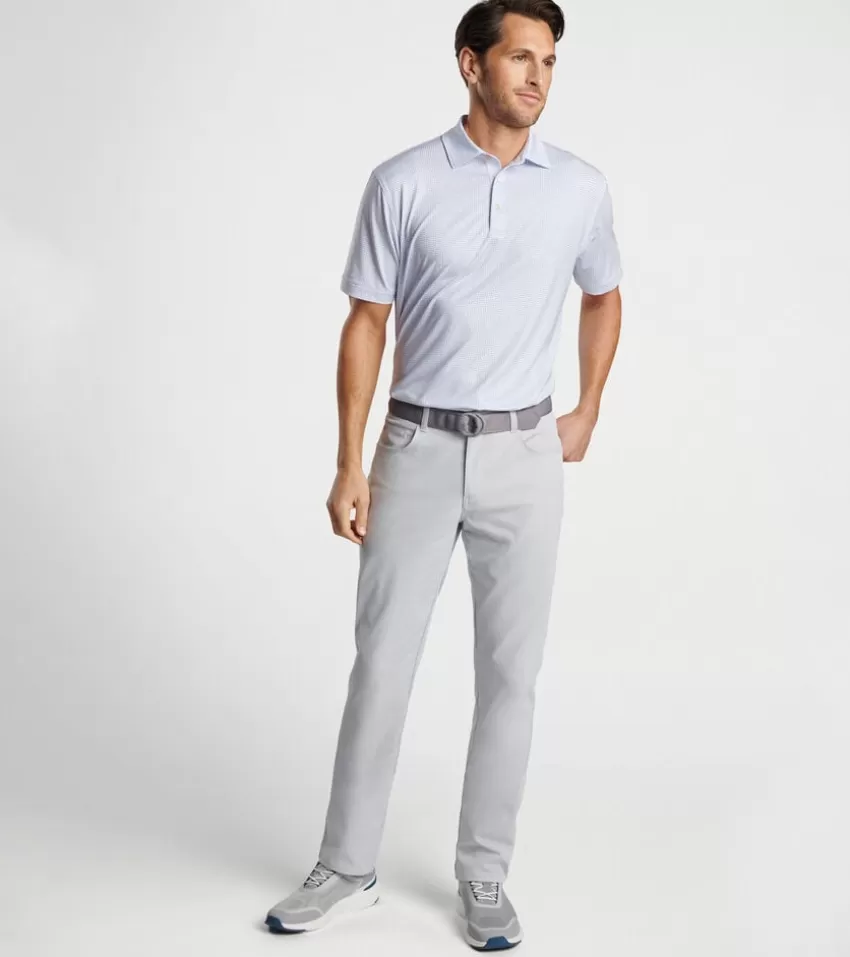 Peter Millar Polos | Polos^Daybreak Performance Jersey Polo WHITE/ASTRALBLUE