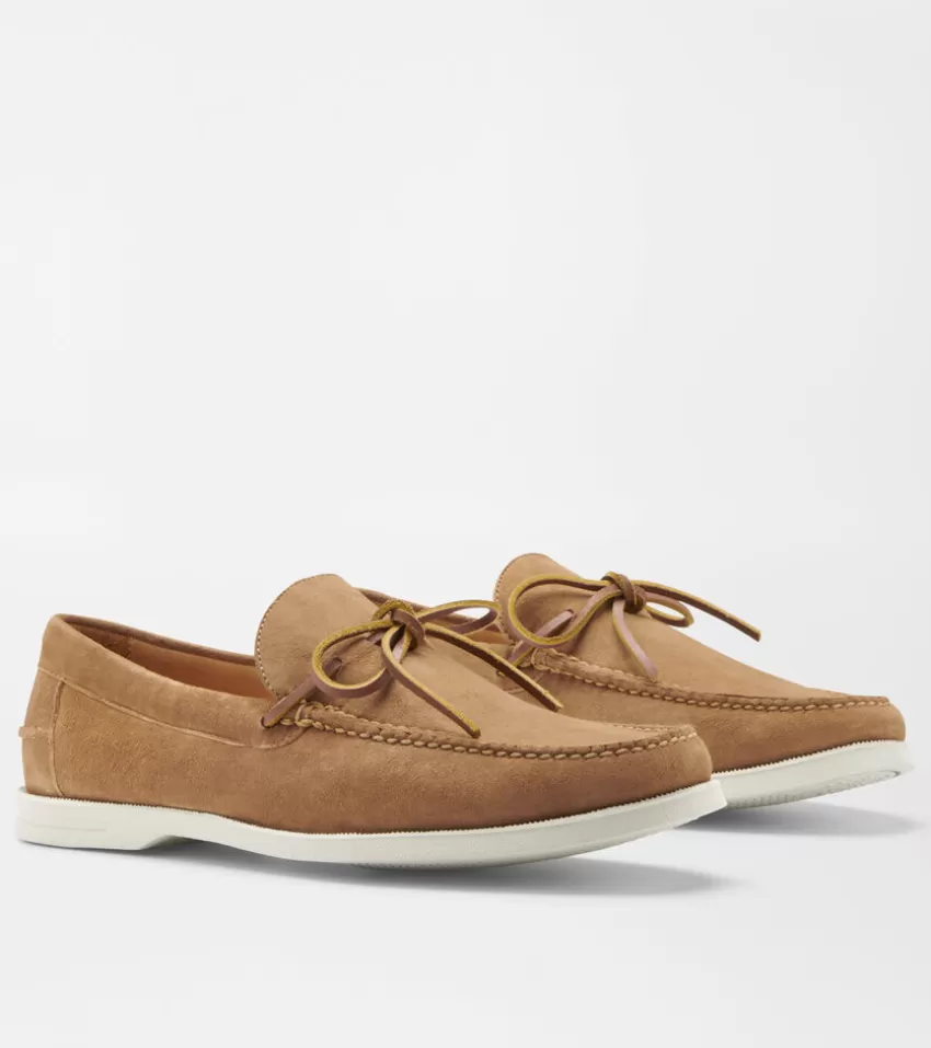 Peter Millar Casual Shoes^Excursionist Suede Boat Shoe Whiskey