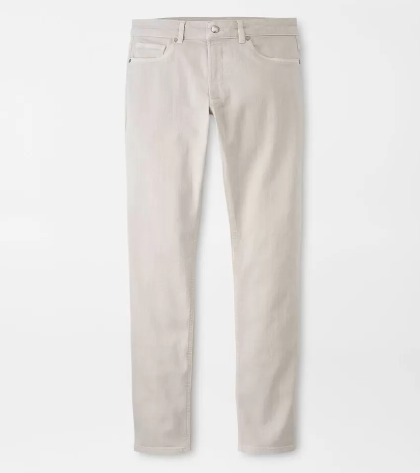 Peter Millar Denim^Fairfield Five-Pocket Denim GaleGrey