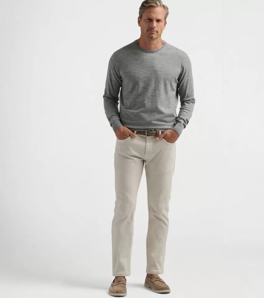 Peter Millar Denim^Fairfield Five-Pocket Denim GaleGrey