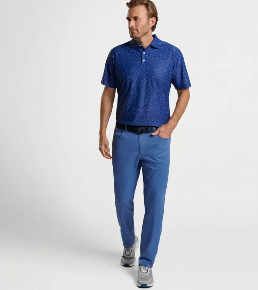 Peter Millar Polos | Polos^Fairway Par-Tee Performance Mesh Polo SportNavy