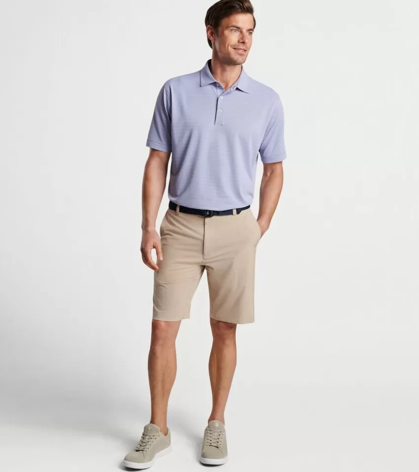 Peter Millar Polos | Polos^Fitz Performance Mesh Polo LavenderFog