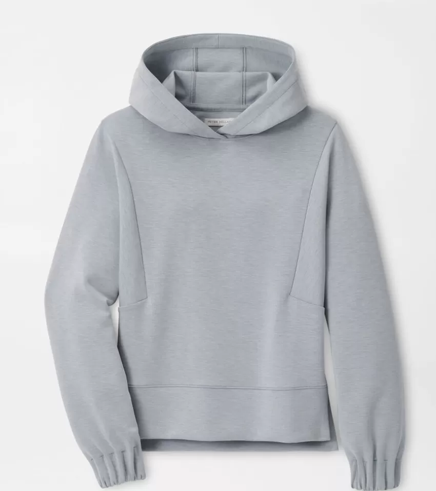 Peter Millar Pullovers & Layers | Pullovers & Layers^Flora Knit Mélange Hoodie LightGrey