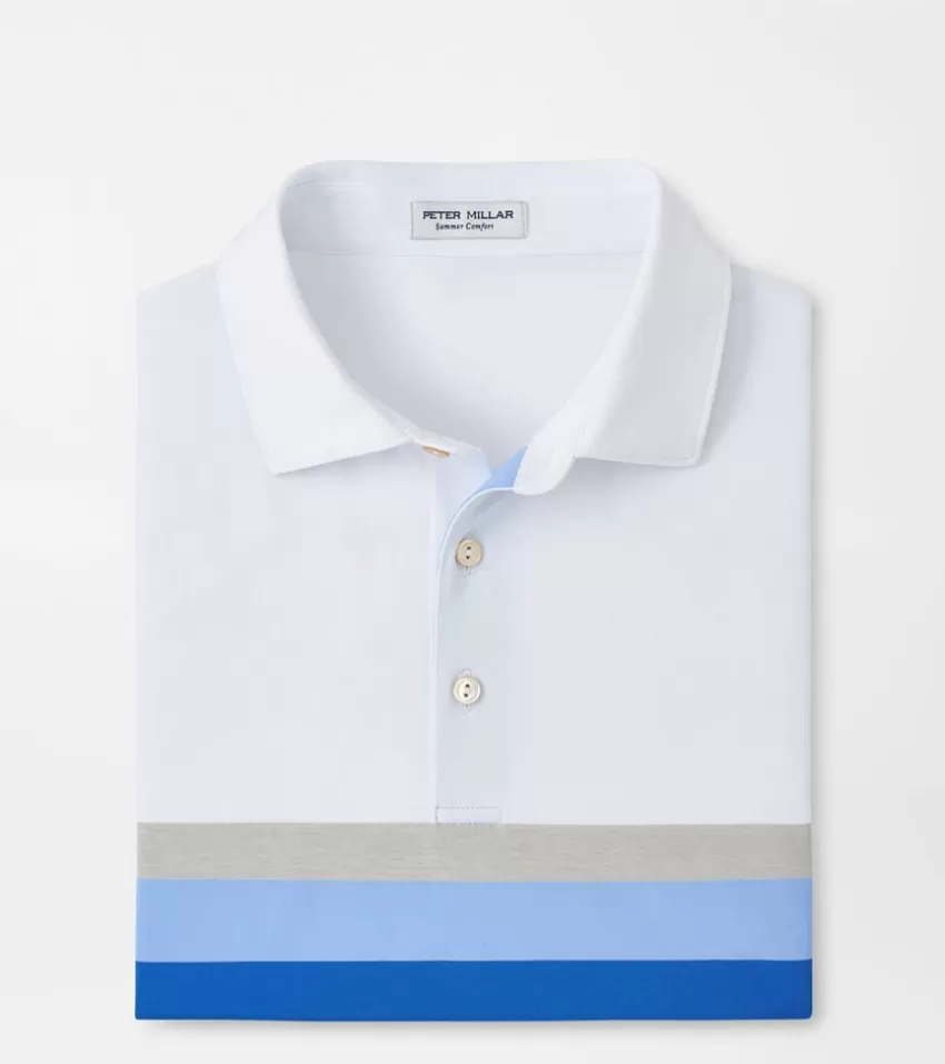 Peter Millar Polos | Polos^Fulton Performance Jersey Polo White