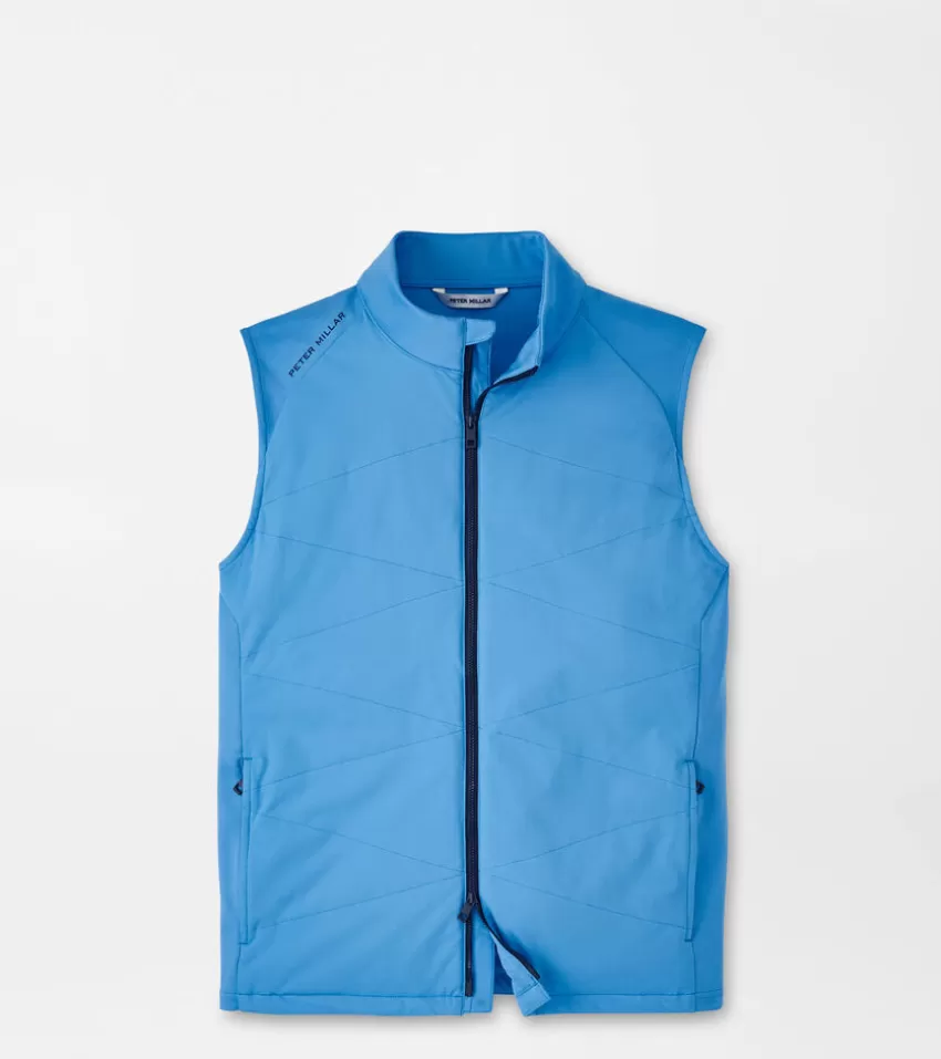 Peter Millar Vests^Fuse Hybrid Vest Cyan