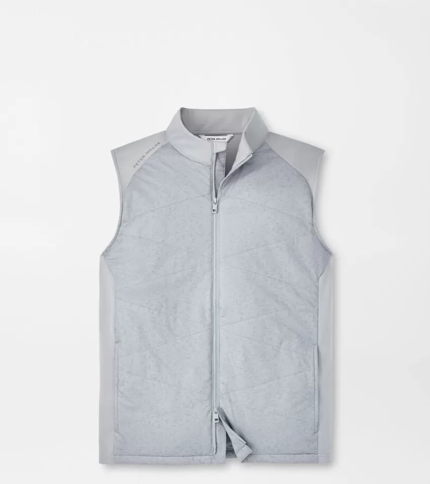 Peter Millar Vests^Fuse Hybrid Vest GaleGrey