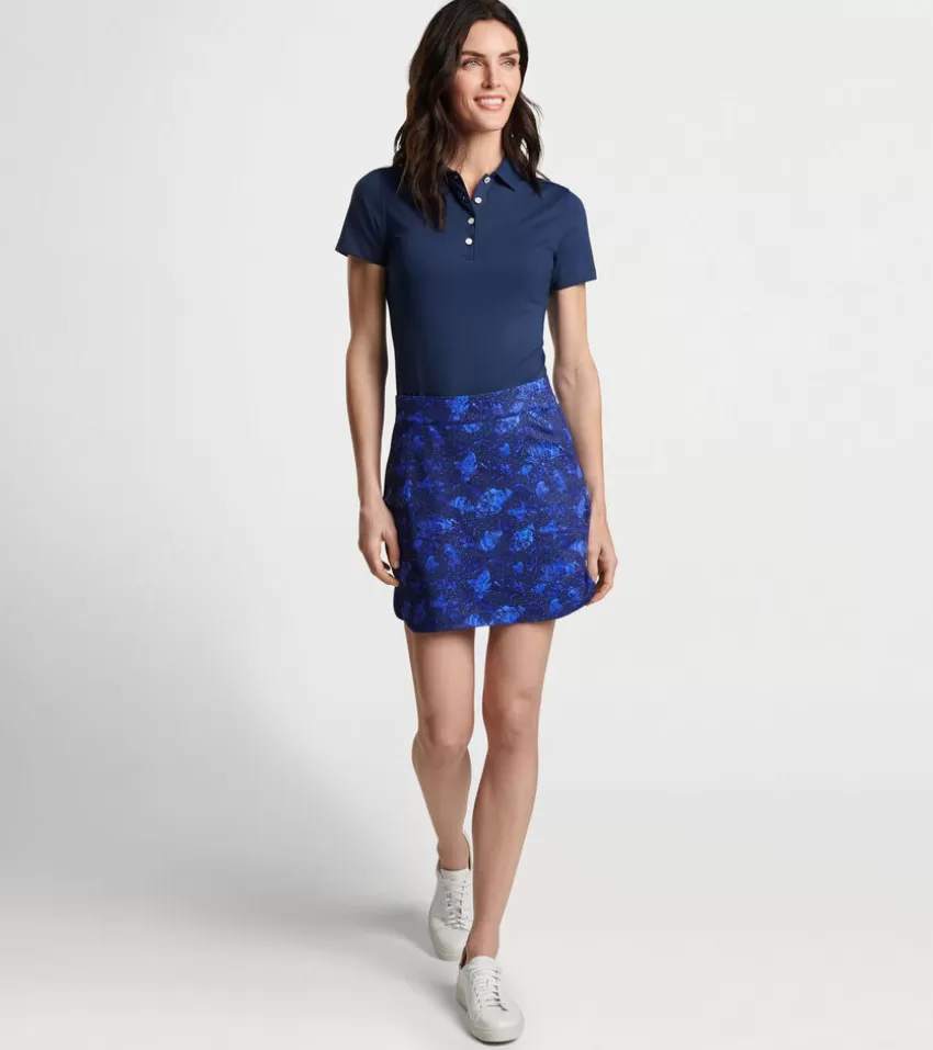 Peter Millar Skorts & Dresses | Women's Golf Bottoms^Ginko Print Alice Petal Hem Skort ABACOBLUE