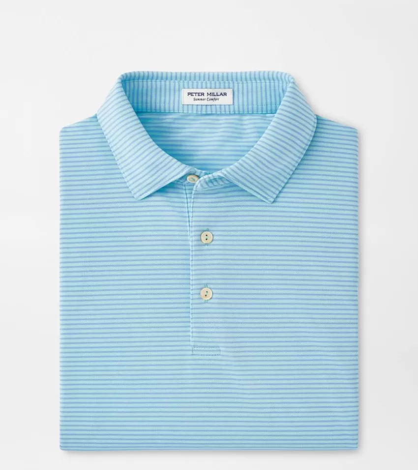 Peter Millar Polos | Polos^Grace Performance Mesh Polo CABANABLUE