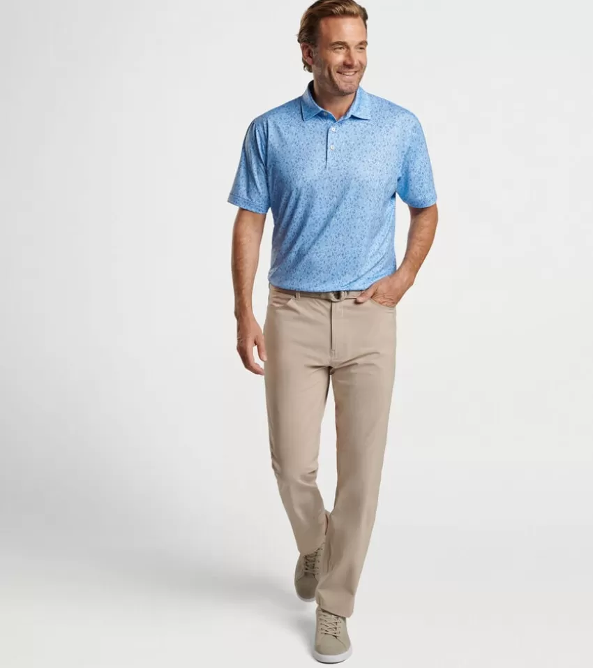 Peter Millar Polos | Polos^Hair Of The Dog Performance Jersey Polo CottageBlue