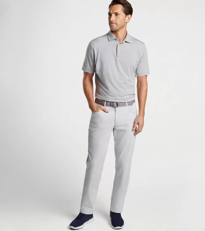 Peter Millar Polos | Polos^Halford Performance Jersey Polo GaleGrey