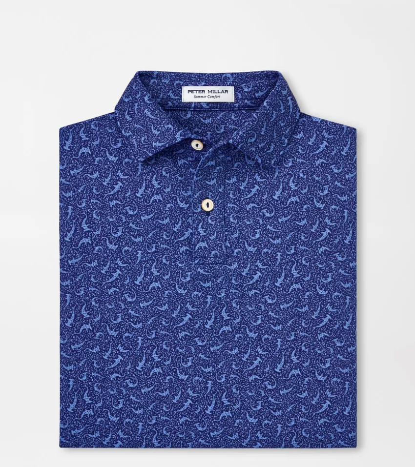 Peter Millar Clothing^Hammertime Youth Performance Jersey Polo SportNavy