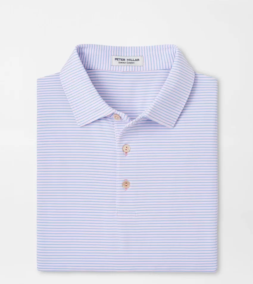 Peter Millar Polos | Polos^Hanover Performance Jersey Polo Cyan