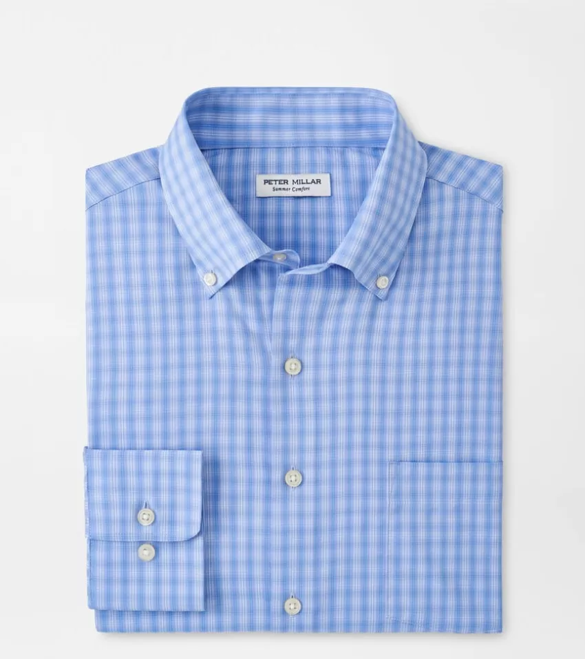 Peter Millar Sport Shirts^Hawkes Performance Twill Sport Shirt Wisteria