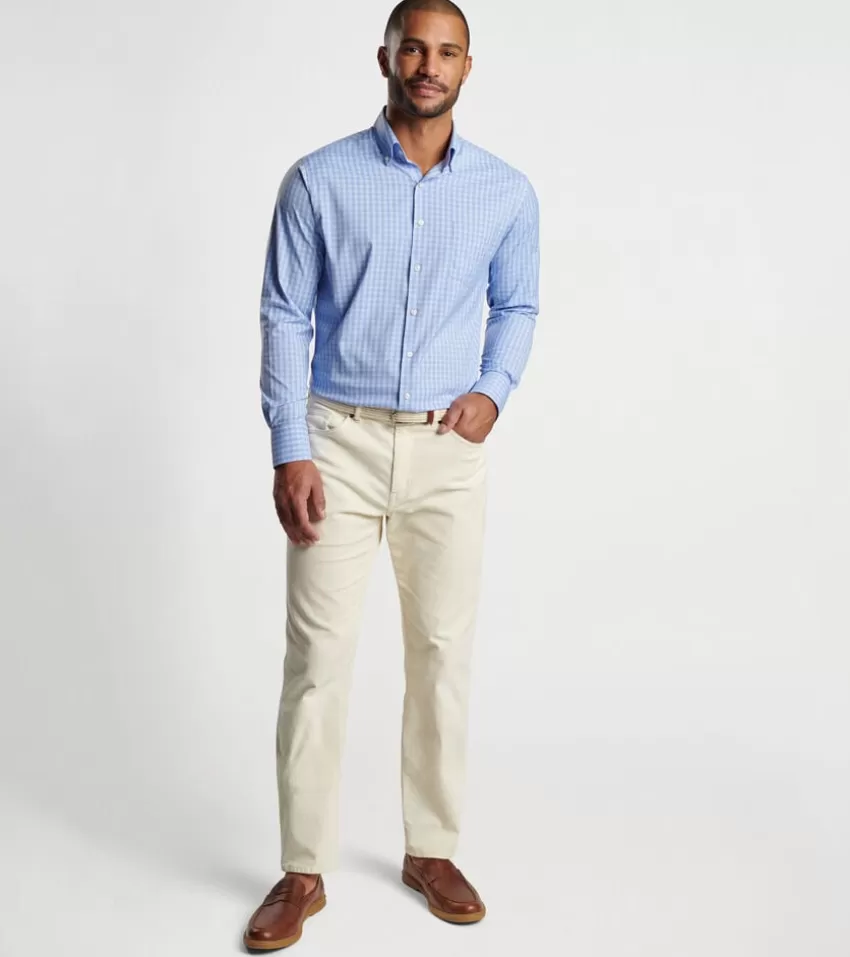 Peter Millar Sport Shirts^Hawkes Performance Twill Sport Shirt Wisteria