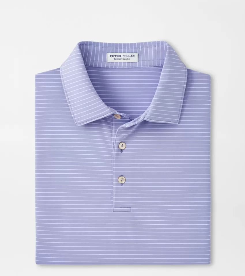 Peter Millar Polos | Polos^Hemlock Performance Jersey Polo LavenderFog