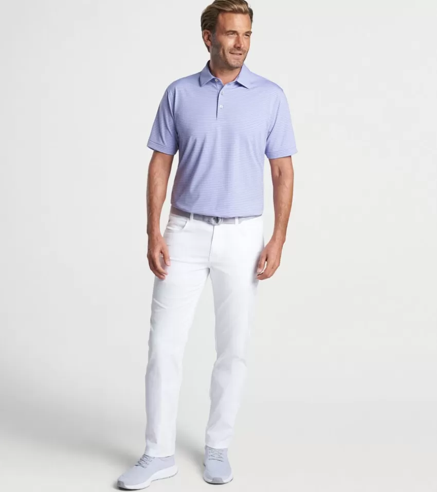 Peter Millar Polos | Polos^Hemlock Performance Jersey Polo LavenderFog