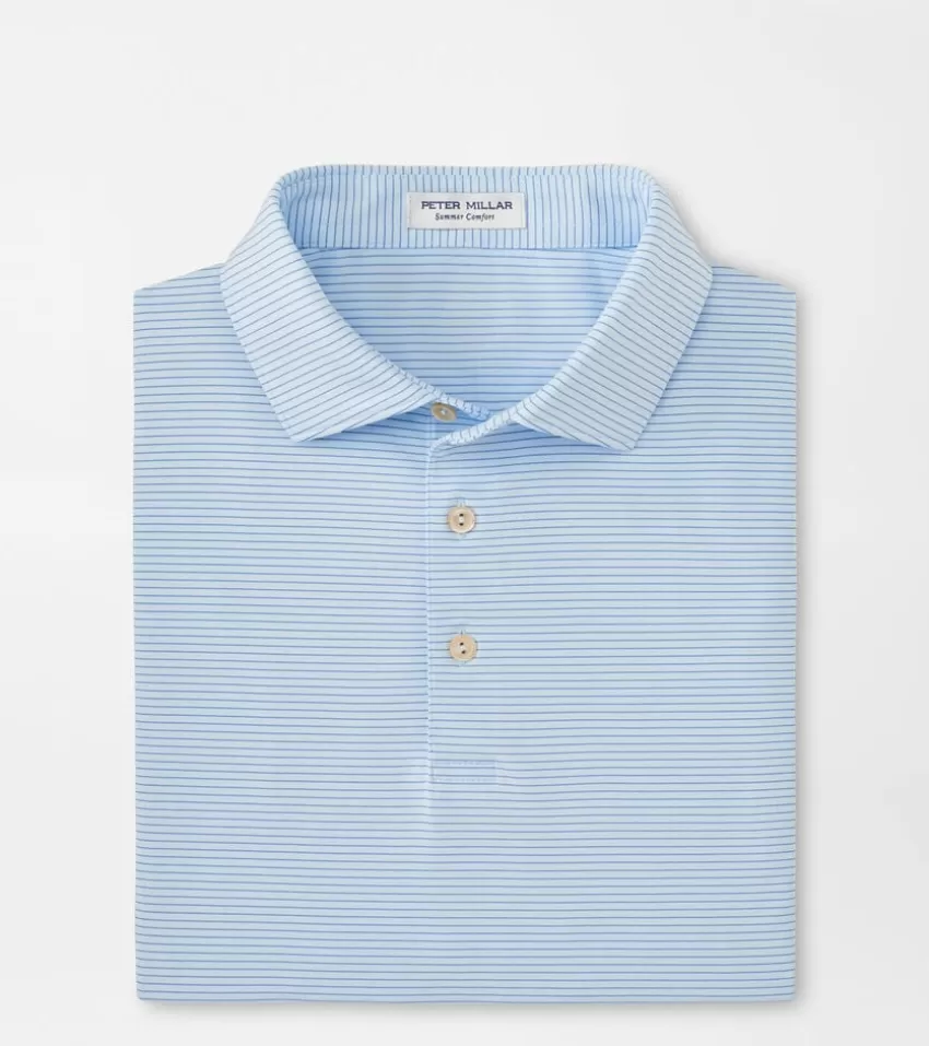 Peter Millar Polos | Polos^Highlands Performance Jersey Polo PALEBLUE