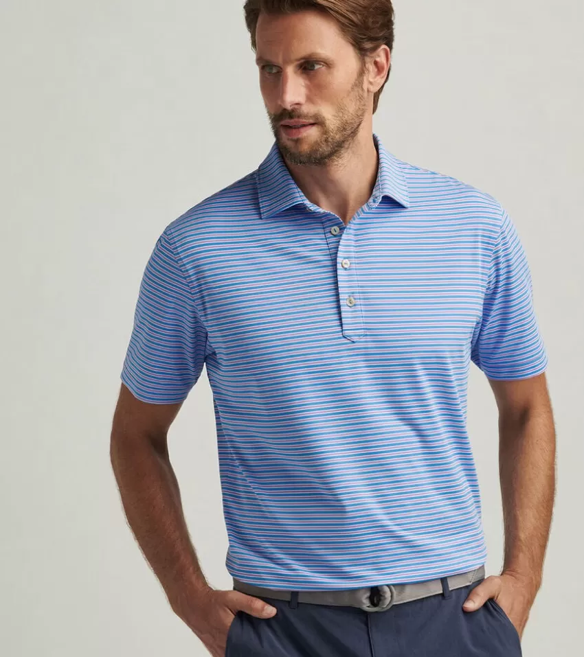 Peter Millar Polos | Polos^Lane Performance Jersey Polo Riverbed