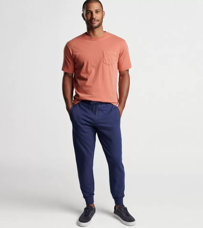 Peter Millar Pants^Lava Wash Jogger Charcoal