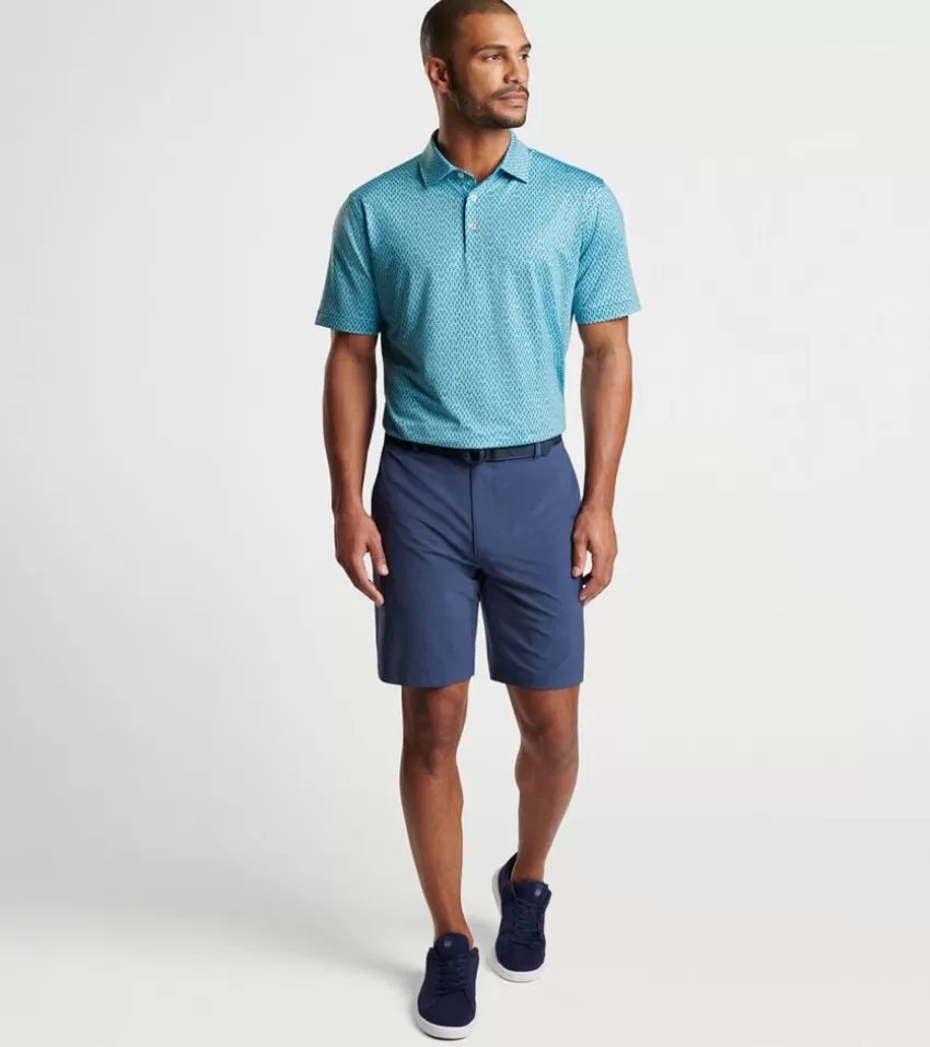 Peter Millar Polos | Polos^Lavender Fields Performance Jersey Polo Cyan