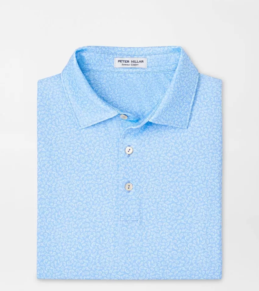 Peter Millar Polos | Polos^Mahi Mahi Performance Jersey Polo CottageBlue