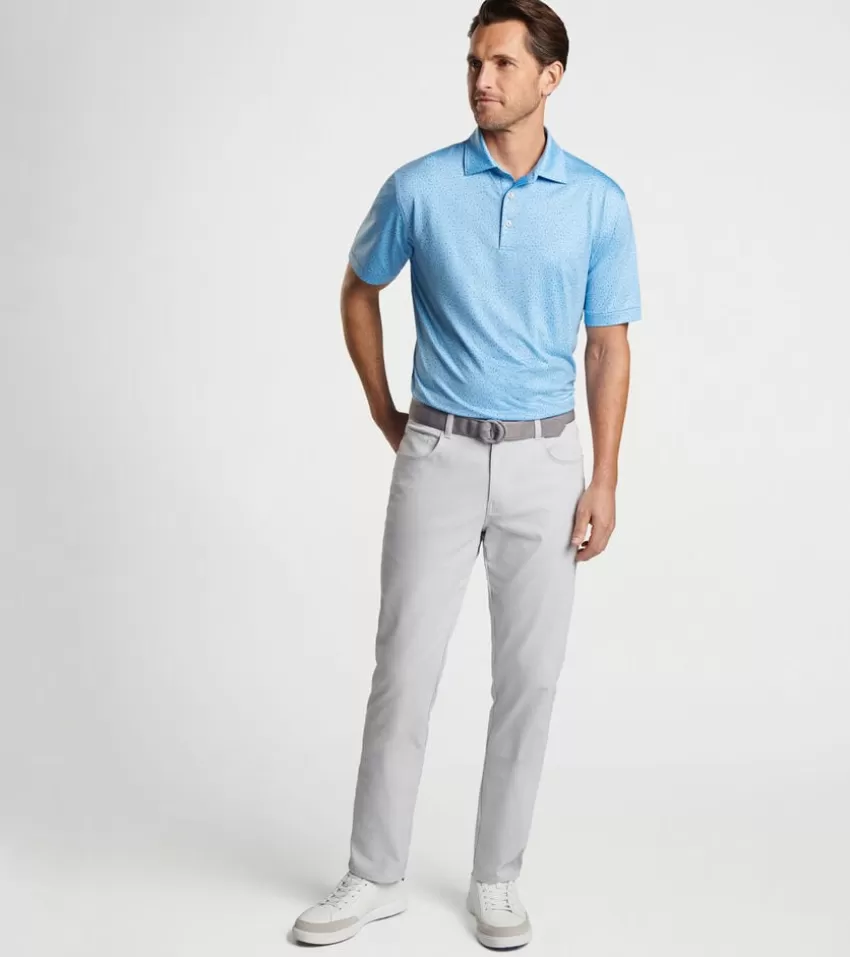 Peter Millar Polos | Polos^Marine Navigation Performance Jersey Polo CottageBlue