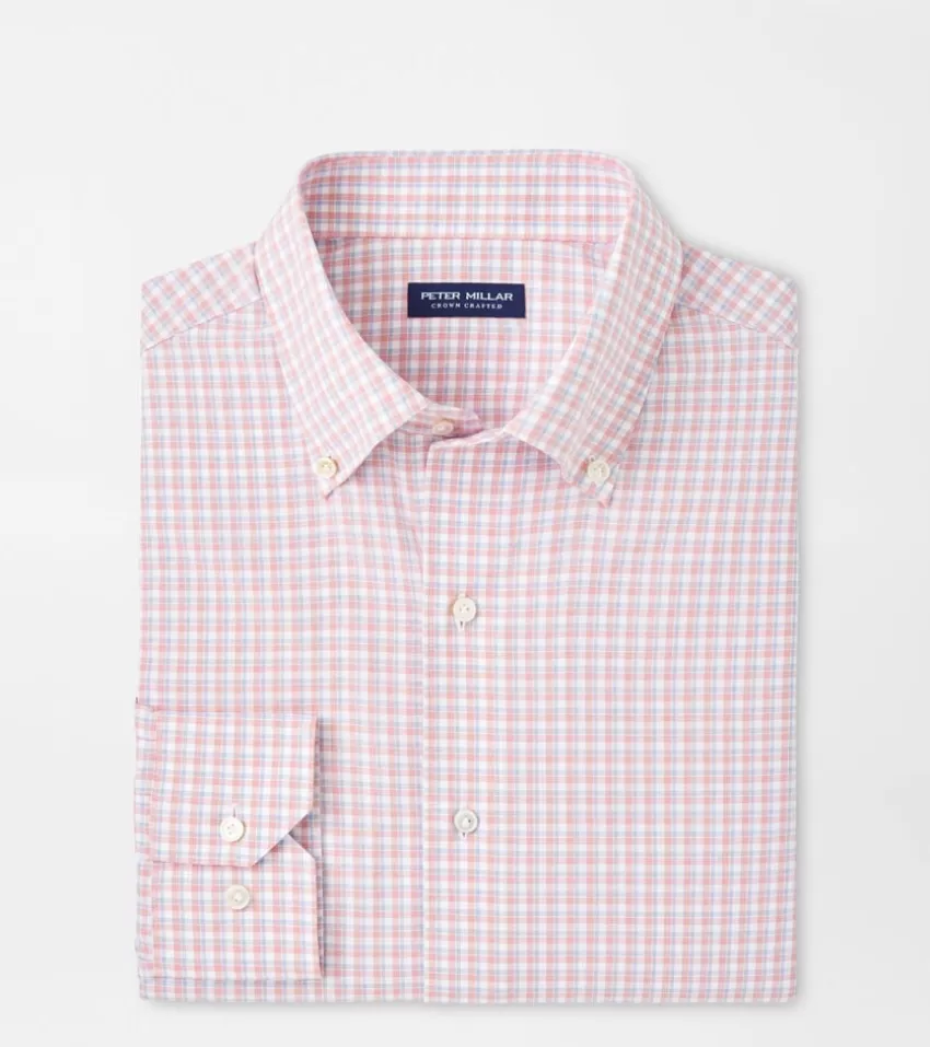 Peter Millar Sport Shirts^Mingus Performance Poplin Sport Shirt PINKCREPE